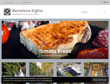Tablet Screenshot of barcelonasights.com